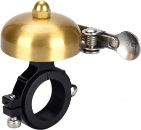img 4 attached to Upgrade Your Cycling Experience With BONMIXC'S Clearer, Louder And Longer Sustained Bike Bell In Pure Brass Mini For Enhanced Alertness
