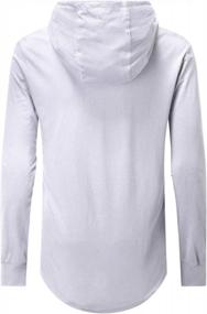 img 2 attached to Aiyino Men'S Hoodie Sweatshirt Pullover - Short/Long Sleeve Sport Athletic Fashion (S-5X)