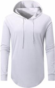 img 4 attached to Aiyino Men'S Hoodie Sweatshirt Pullover - Short/Long Sleeve Sport Athletic Fashion (S-5X)