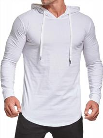 img 1 attached to Aiyino Men'S Hoodie Sweatshirt Pullover - Short/Long Sleeve Sport Athletic Fashion (S-5X)