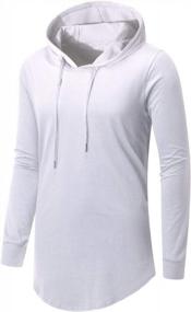 img 3 attached to Aiyino Men'S Hoodie Sweatshirt Pullover - Short/Long Sleeve Sport Athletic Fashion (S-5X)