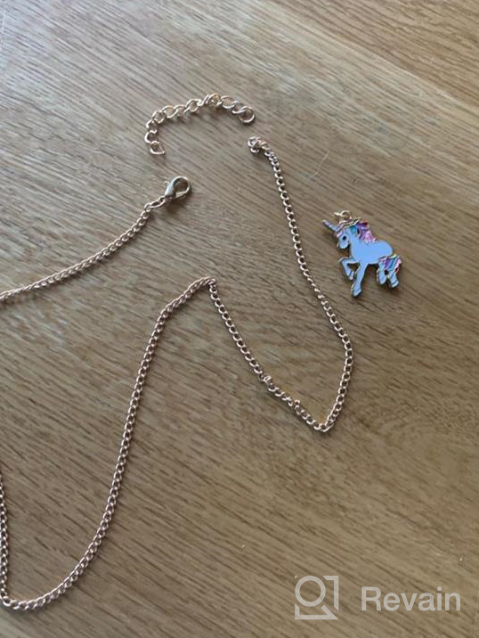 img 1 attached to Rainbow Unicorn Necklace Pendant Jewelry - Perfect Gifts for Girls, Best Friends, and Granddaughters - Ideal for Christmas, Birthdays - High-Quality Alloy Metal review by Mitchell Norman