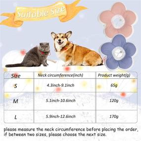 img 1 attached to 🌸 IECOii Flower-Shaped Pet Recovery Collar for Surgical Healing - Adjustable Soft Cone E-collar for Dogs & Cats After Surgery, Wound Protection, and Healing Aid