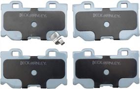 img 3 attached to Тормозные колодки Beck Arnley 085-1908 Premium ASM для легковых и грузовых автомобилей