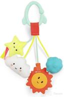 🔔 b. toys – sensory baby rattle – hanging toys for car seat, stroller, crib, play gym – soft & crinkly – fun activity for infants, babies – dreamy rattle – 3 months +, various (bx1757z) logo