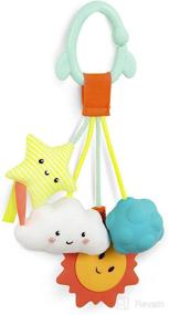 img 1 attached to 🔔 B. toys – Sensory Baby Rattle – Hanging Toys for Car Seat, Stroller, Crib, Play Gym – Soft & Crinkly – Fun Activity for Infants, Babies – Dreamy Rattle – 3 Months +, Various (BX1757Z)