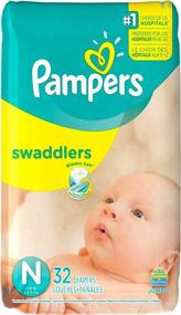 img 1 attached to Pampers Swaddlers Diapers, Size N - Find the Perfect Fit with 32 Count