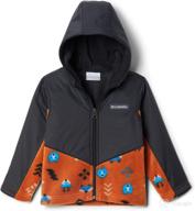 🧥 columbia girls' steens mountain overlay hoodie: comfy and stylish outerwear for every adventure logo