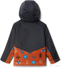 img 2 attached to 🧥 Columbia Girls' Steens Mountain Overlay Hoodie: Comfy and Stylish Outerwear for Every Adventure