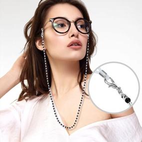 img 1 attached to Women'S Eyeglass Chains Set Of 4 - Glasses Strings Holder, Eyewear Straps, And Lanyards - Perfect Gift For Glasses Wearers