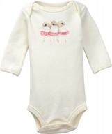 plant-dyed long sleeve organic cotton onesie for unisex babies логотип