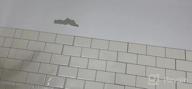 img 1 attached to LONGKING Peel And Stick Backsplash Tile, White/Grey Grout (10-Sheet), Premium Thicker Design review by Brandon Skeet
