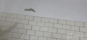 img 5 attached to LONGKING Peel And Stick Backsplash Tile, White/Grey Grout (10-Sheet), Premium Thicker Design
