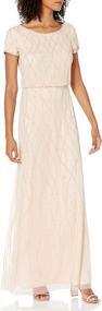 img 2 attached to Adrianna Papell Womens Beaded Dress Women's Clothing at Dresses