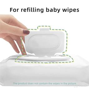 img 3 attached to 👶 Long-lasting Reusable Lid for Baby Wipes Refill - Saves Money, Lasts Over 1 Year, 2 PCs