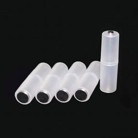img 4 attached to YXQ 16Pcs AAA to AA Battery Adapter Converter Case Holder Storage Plastic White Box Wireless