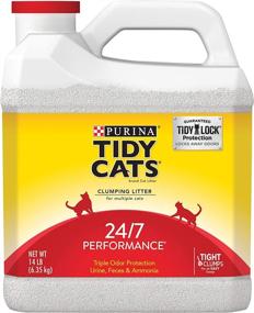 img 3 attached to 🐱 High-Performance Multicat Clumping Litter - Tidy Cats, 24/7 Protection, 14 LB