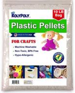 🎒 10 lbs poly plastic pellets: ideal for weighted blankets, crafts, toys, and more - non-toxic and machine washable/dryable logo