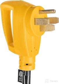 img 2 attached to 🔌 Camco 55542 25-Feet 50 AMP Standard Male / 50 AMP Locking Electrical Adapter: Efficient Power Connection Solution