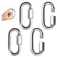 stainless steel quick carabiner connector exterior accessories logo