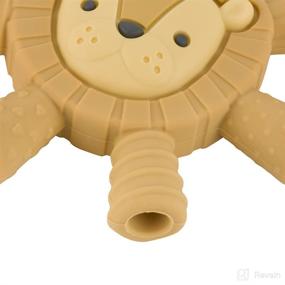 img 3 attached to Itzy Ritzy - Ritzy Teether | Lion - Effective Molar Relief, Soothes Sore Gums | Multi-Texture & Flexible Design