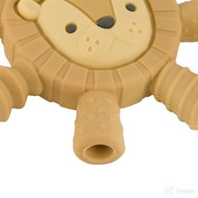 img 2 attached to Itzy Ritzy - Ritzy Teether | Lion - Effective Molar Relief, Soothes Sore Gums | Multi-Texture & Flexible Design