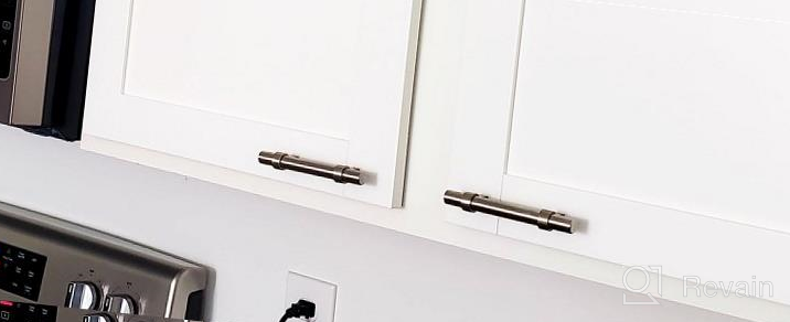 img 1 attached to 25 Pack Brushed Nickel Cabinet Knobs - Single Hole T-Knob Drawer & Door Pulls For Kitchen Cabinets review by Jimmie Trotto