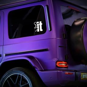 img 3 attached to 🤪 FK It Funny Parody Decal Vinyl Sticker for Cars, Trucks, Walls, Laptops - White, 3"x4
