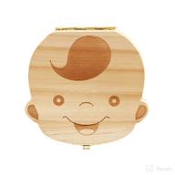 cute personality baby teeth box wooden souvenir box - anbaby (boy) logo