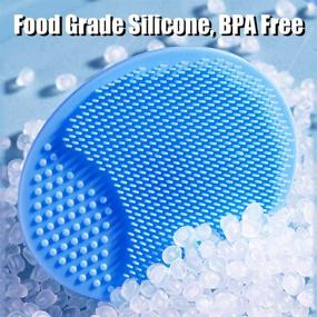 img 2 attached to Silicone Scrubbers Exfoliator SkinSoother Essential Baby Care