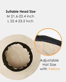 img 1 attached to Stylish And Versatile FURTALK Washed Cotton Bucket Hats For Men And Women Ideal For Summer Beach And Travel - Khaki, Medium