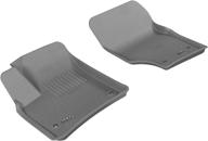 🏎️ custom fit 3d maxpider all-weather floor mats for porsche cayenne/volkswagen touareg 2003-2010 - kagu series - gray logo