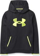 under armour fleece hoodie high vis boys' clothing ~ fashion hoodies & sweatshirts logo