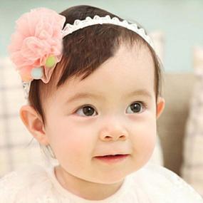 img 1 attached to 🎀 Adorable Bundle Monster 10 pc Baby Girls Bow Ribbon Elastic Lace Headbands for a Stylish Look
