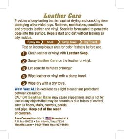 img 1 attached to 16oz Aircraft Grade Leather Care: Superior Leather Care, Conditioner, and UV Protectant for Furniture, Car Seats, and RV's - No Residue Attraction, Outperforms Automotive Products