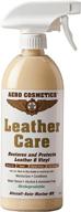 16oz aircraft grade leather care: superior leather care, conditioner, and uv protectant for furniture, car seats, and rv's - no residue attraction, outperforms automotive products логотип