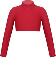 👚 inhzoy turtleneck bodyliner for girls - sports top for girls' clothing logo