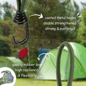 img 3 attached to WishDirect Bungee Rubber Elastic Camping