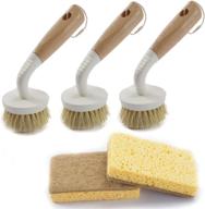 kitchen cleaning scrubbers washing bristles logo