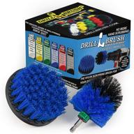 🔧 drill brush for kayak cleaning: boat, canoe, & raft accessories - removes pond scum, oily residue, barnacles, oxidation - spin brush логотип