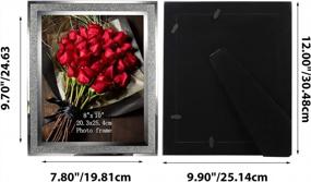 img 2 attached to Sparkle And Shine With Calenzana'S 4 Pack 8X10 Picture Frames - Perfect For Tabletop Display In Horizontal Or Vertical Orientation!