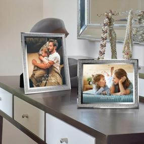 img 3 attached to Sparkle And Shine With Calenzana'S 4 Pack 8X10 Picture Frames - Perfect For Tabletop Display In Horizontal Or Vertical Orientation!
