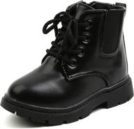 komfyea zipper combat boys' toddler boots - shoes and boots logo