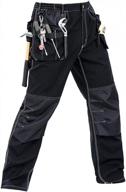 versatile and durable: men's ripstop tactical field pants with multi-pocket design for ultimate work utility logo
