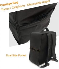 img 1 attached to Lightweight Stroller Gate Check Travel Bag Backpack Compatible With GB Pockit/Pockit+/Pockit Plus.