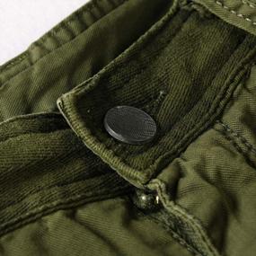 img 2 attached to Men'S Multi-Pocket Casual Cargo Shorts For Men By BUFOSA.