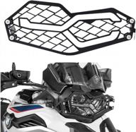 guaimi quick release stainless steel headlight cover for f850gs & f750gs - black logo