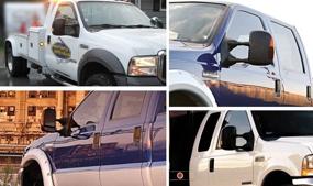 img 3 attached to 🔌 Towing Mirrors Replacement for 1999-2007 Ford F250 F350 F450 F550 Super Duty 2001-2005 Ford Excursion Tow Mirrors Power Heated LED Signal Light Side Mirrors - Top-Quality Replacement Mirrors