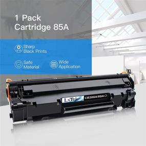 img 1 attached to 🖨️ LxTek Compatible Toner Cartridge for HP 85A CE285A - Black, 1 Pack: Laserjet Pro P1102W, P1109W, M1217NFW, M1212NF Compatible Replacement