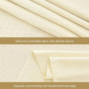 img 1 attached to Worry-Free Dining With Joybest Beige Jacquard Tablecloth - Oil, Spill, And Wrinkle Resistant!